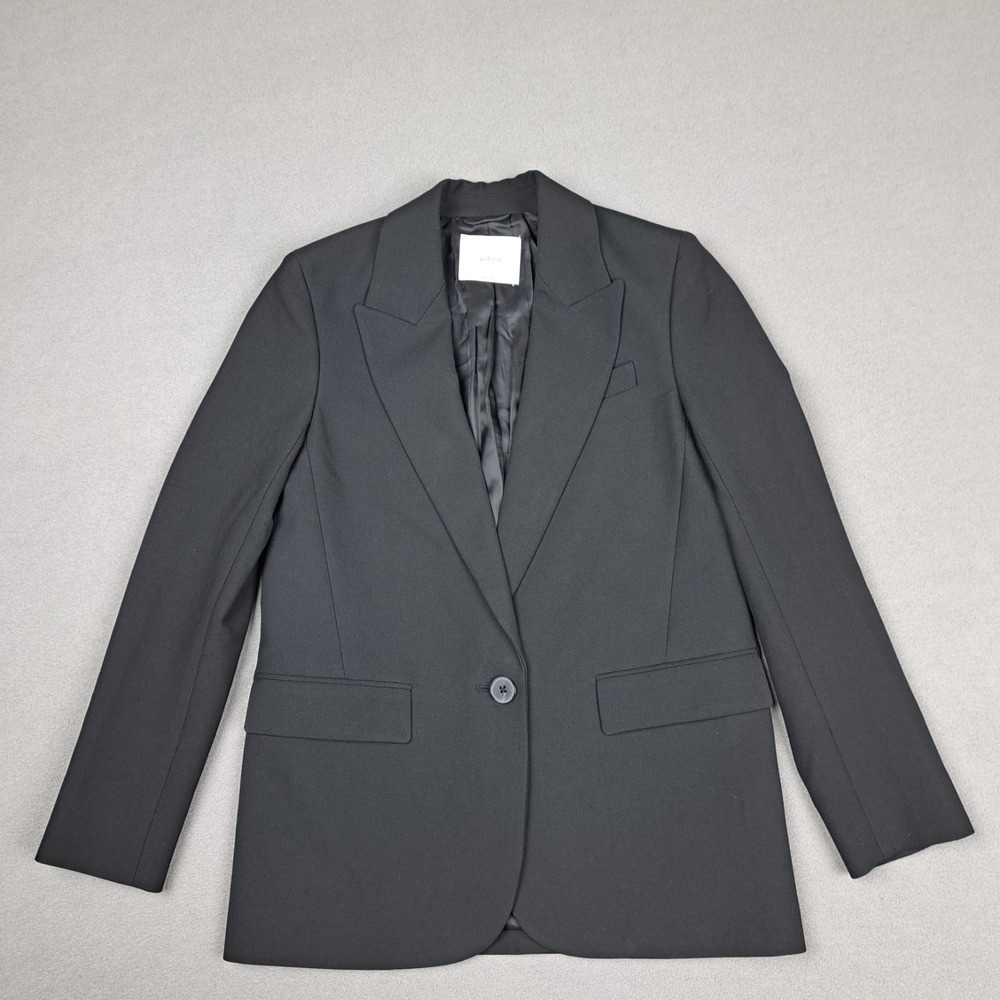 Wilfred Blazer Womens XS‎ Black Single Button Career Formal Relaxed Coat Lined